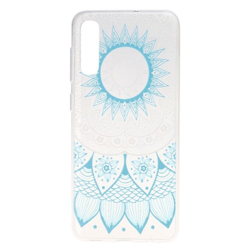 Cover Samsung Galaxy A50 Lyserød Gennemsigtig Farverig Mandala