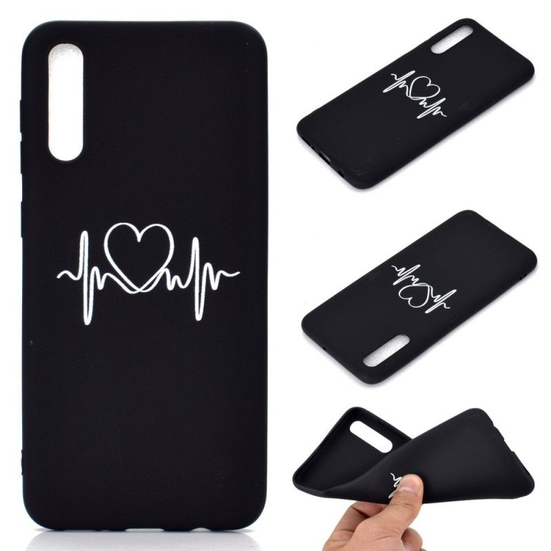 Cover Samsung Galaxy A50 Mobilcover Hjerte Kunst