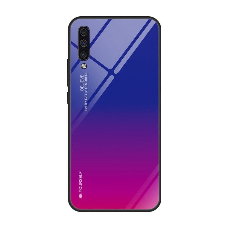 Cover Samsung Galaxy A50 Rød Mobilcover Galvaniseret Farve