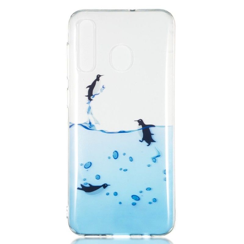 Cover Samsung Galaxy A50 Sæt Pingviner