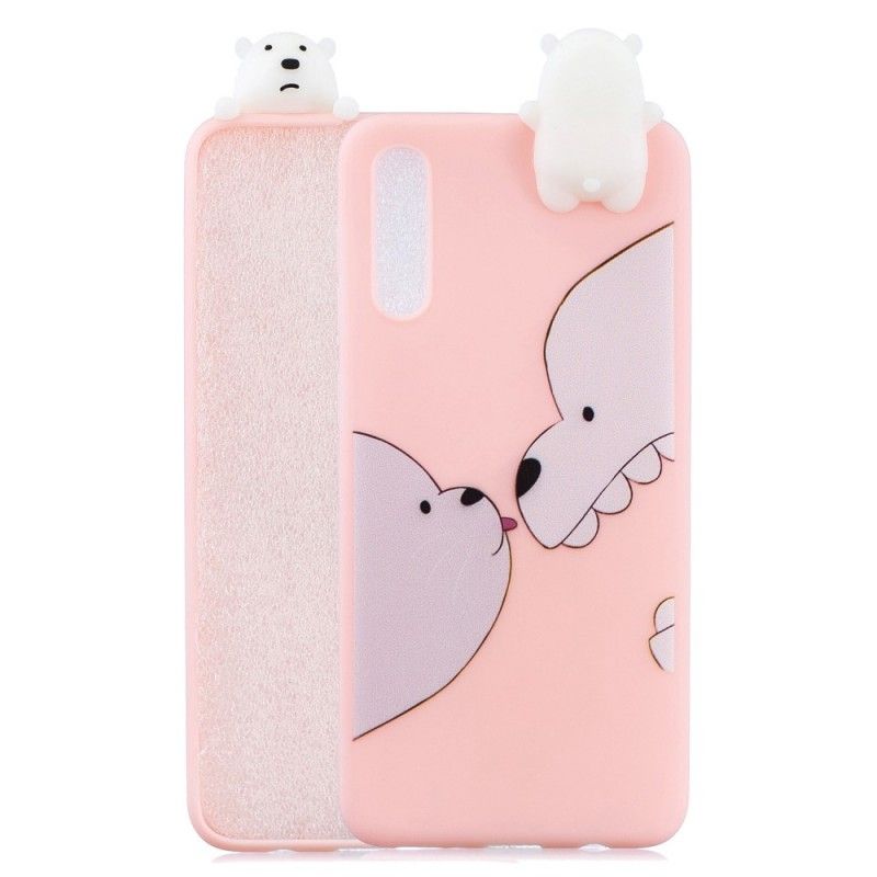 Cover Samsung Galaxy A50 Sjov Bjørn 3D