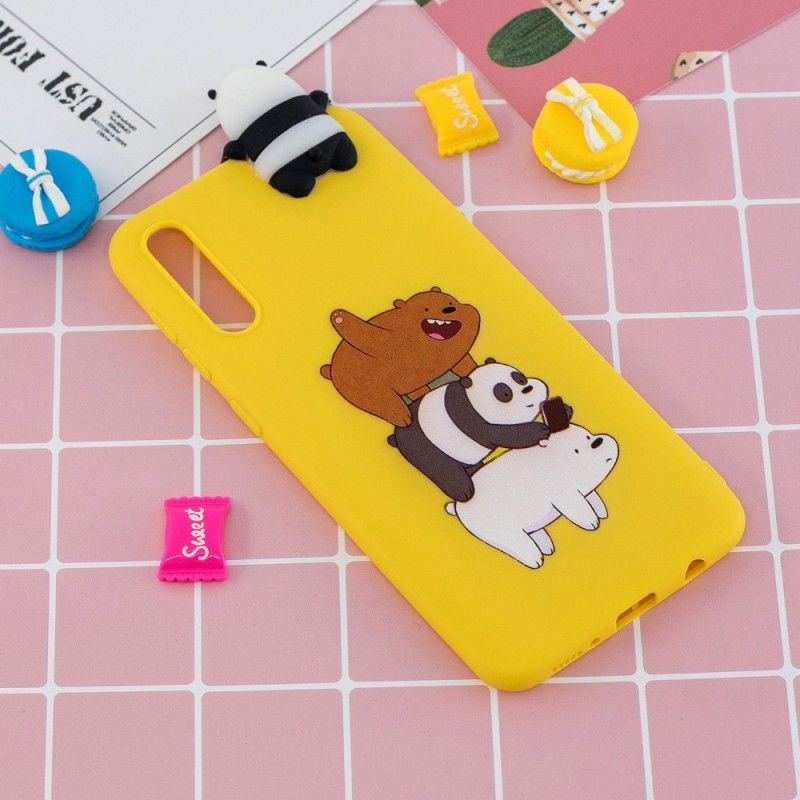 Cover Samsung Galaxy A50 Sjove Dyr 3D