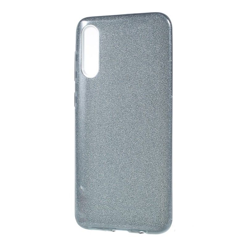 Cover Samsung Galaxy A50 Sølv Gennemsigtigt Glitterpapir Beskyttelse