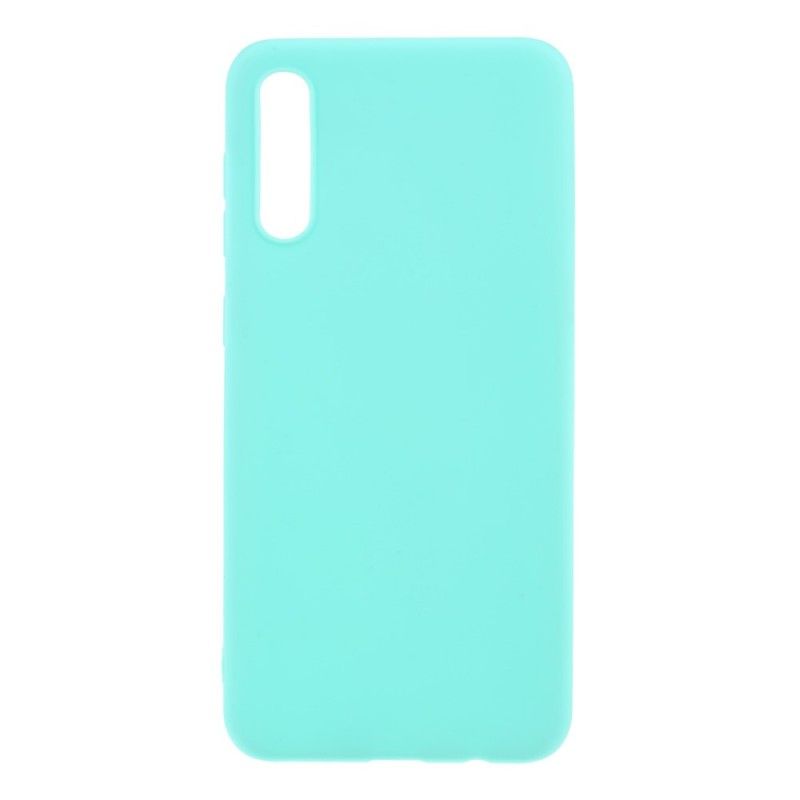 Cover Samsung Galaxy A50 Sort Mat Silikone Beskyttelse