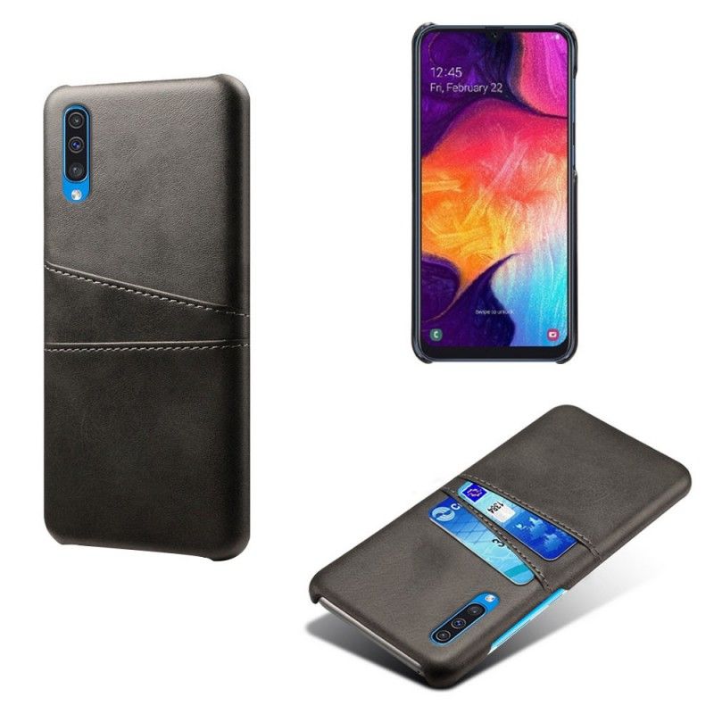 Cover Samsung Galaxy A50 Sort Mobilcover Kortholder