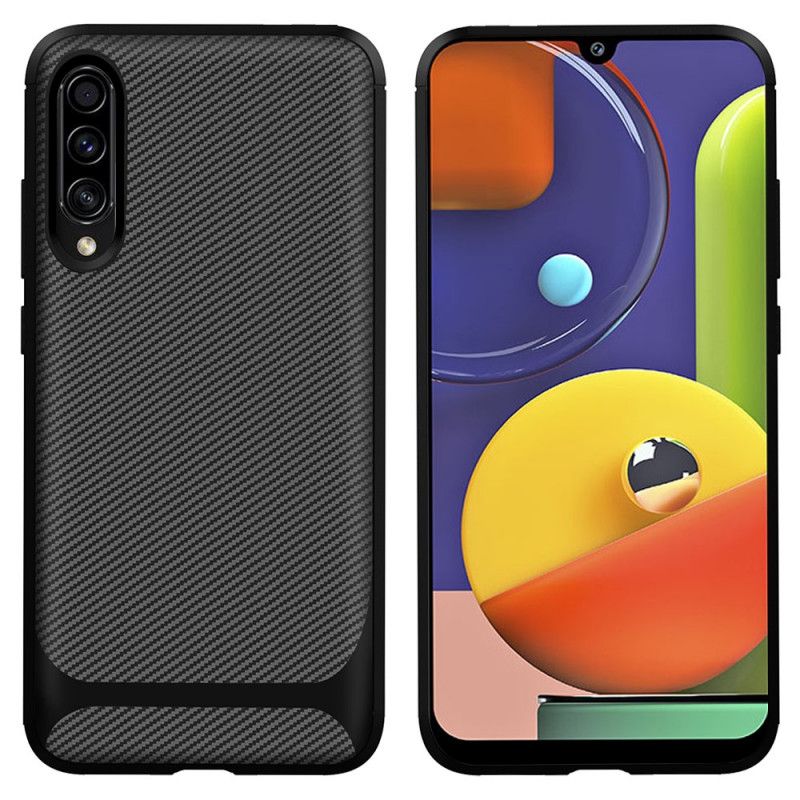 Cover Samsung Galaxy A50 Sort Moderne Fleksibel Kulfiber