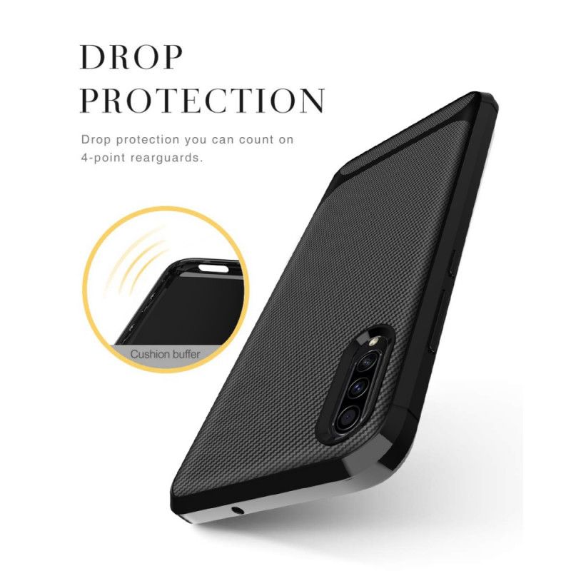 Cover Samsung Galaxy A50 Sort Moderne Fleksibel Kulfiber