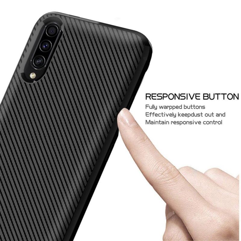 Cover Samsung Galaxy A50 Sort Moderne Fleksibel Kulfiber