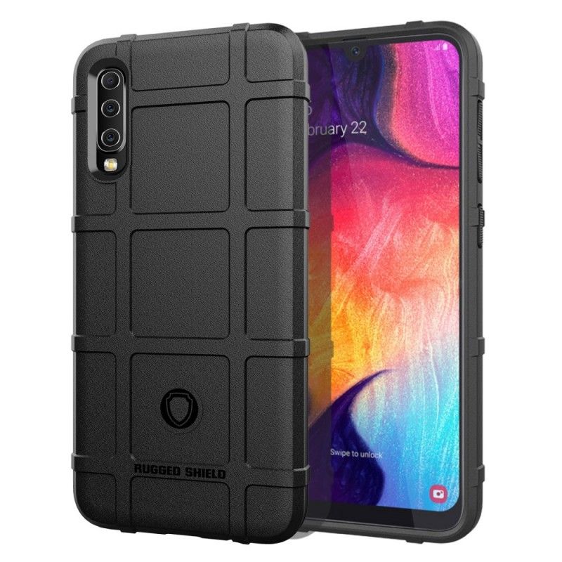 Cover Samsung Galaxy A50 Sort Robust Skjold