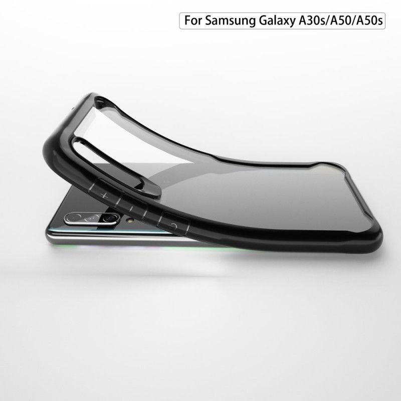 Cover Samsung Galaxy A50 Sort Skråkant Hybrid