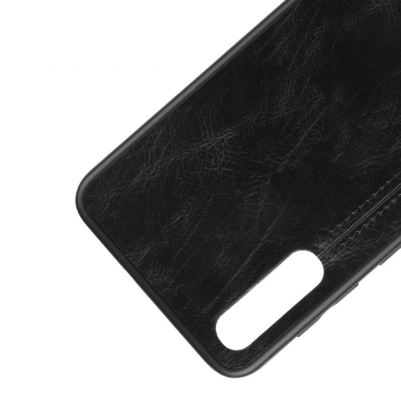 Cover Samsung Galaxy A50 Sort Syet Lædereffekt