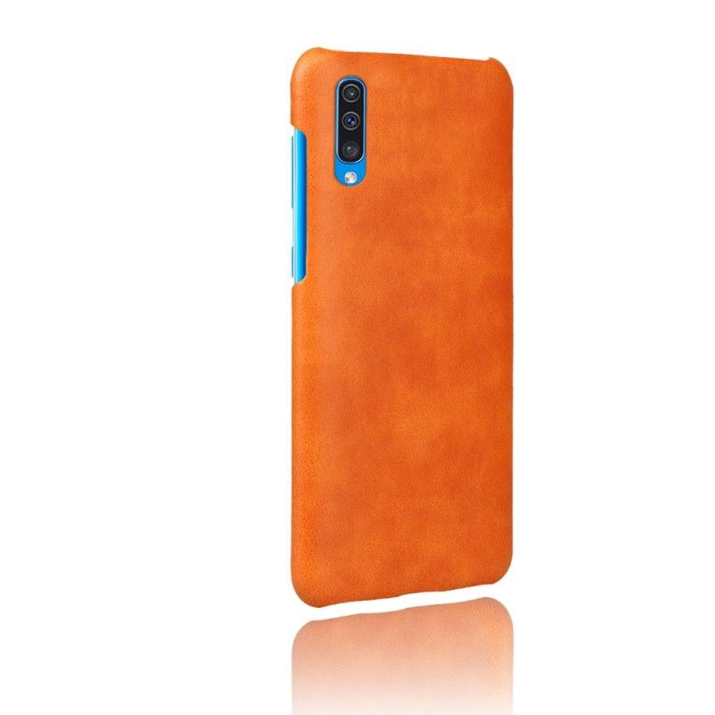 Cover Samsung Galaxy A50 Sort Ydeevne Lychee Læder Effekt