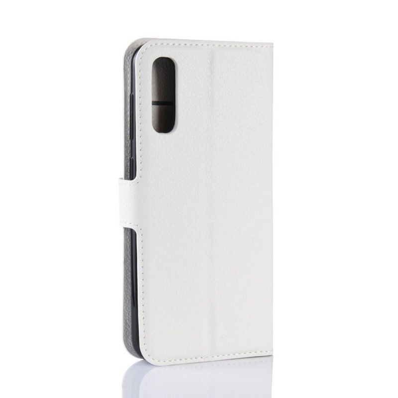 Flip Cover Læder for Samsung Galaxy A50 Sort Retro Kunstlæder