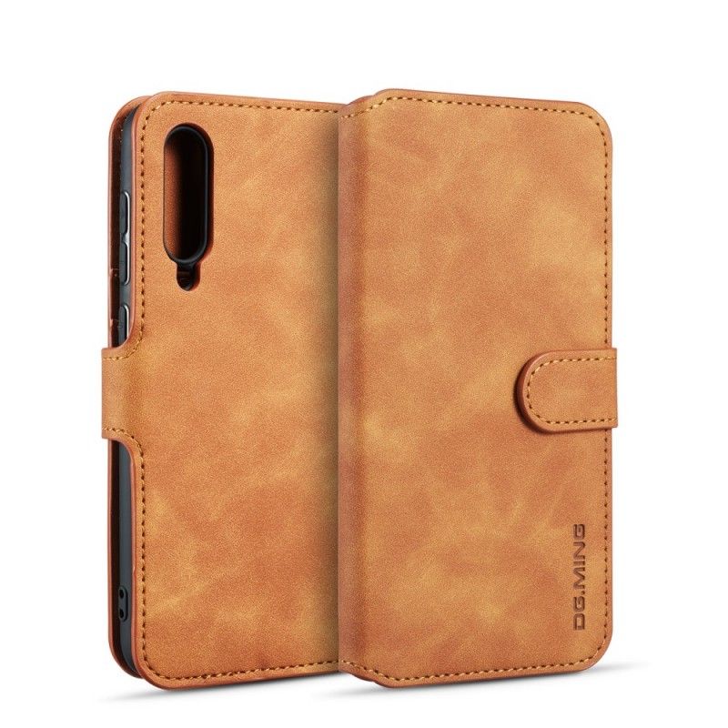 Flip Cover Læder Samsung Galaxy A50 Sort Retro Dg.Ming