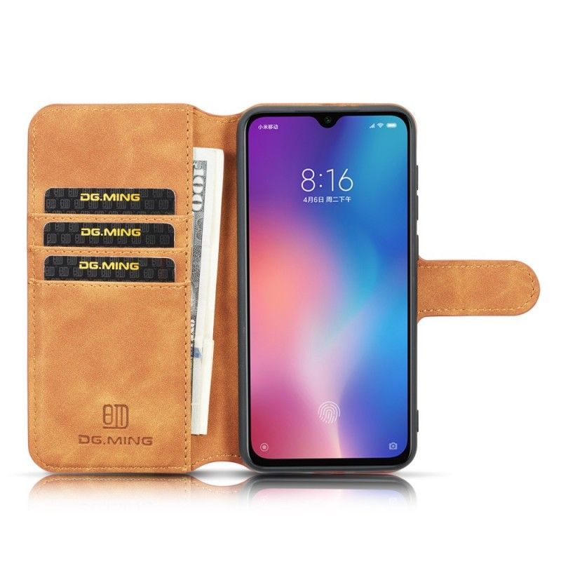 Flip Cover Læder Samsung Galaxy A50 Sort Retro Dg.Ming