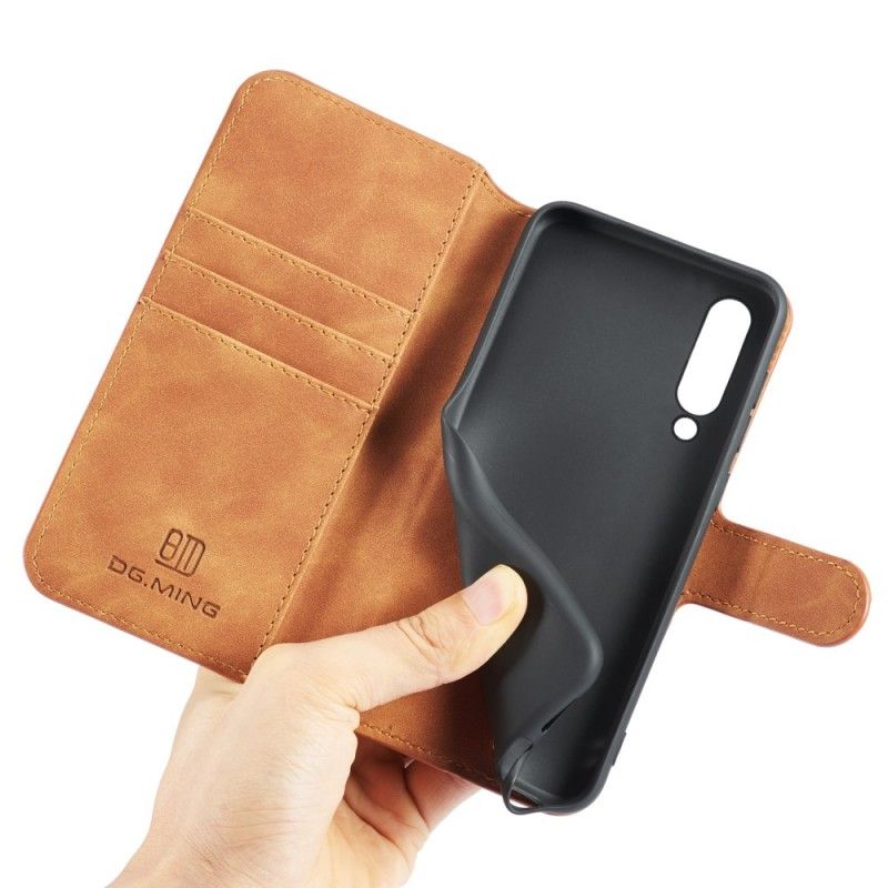 Flip Cover Læder Samsung Galaxy A50 Sort Retro Dg.Ming