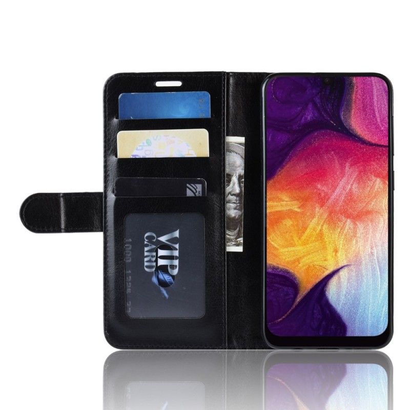 Flip Cover Samsung Galaxy A50 Sort Ultra Kunstlæder