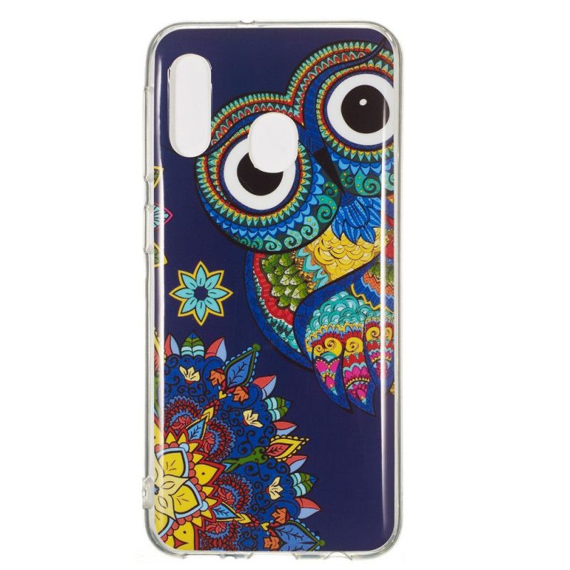 Cover for Samsung Galaxy A20e Fluorescerende Mandalaugle