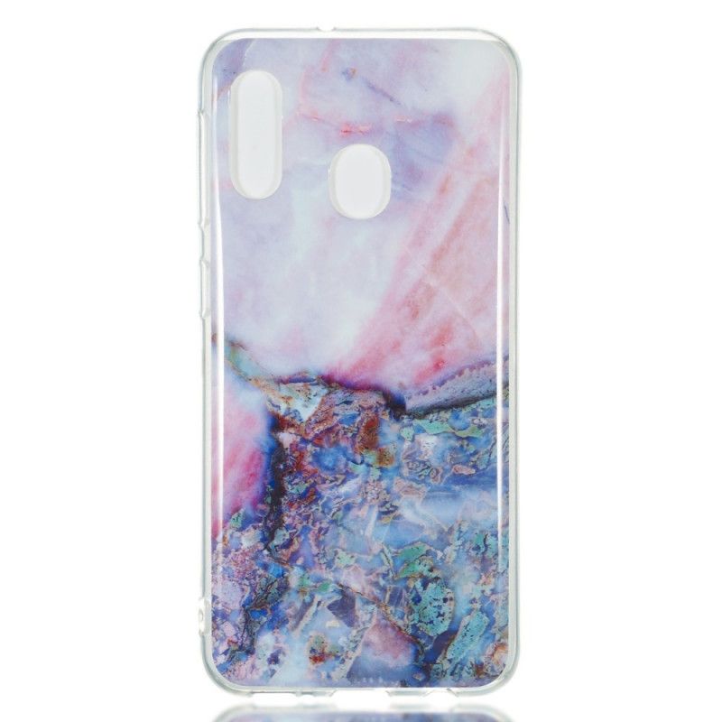 Cover Samsung Galaxy A20e Flerfarvet Marmor