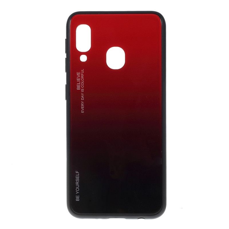 Cover Samsung Galaxy A20e Rød Galvaniseret Farve