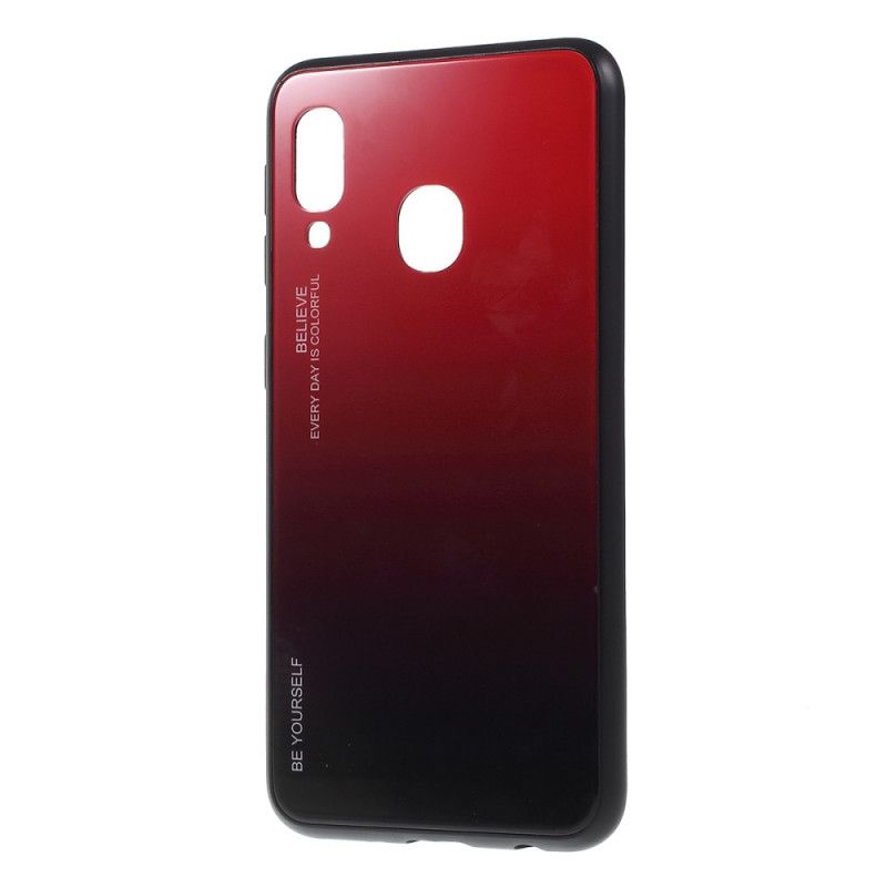 Cover Samsung Galaxy A20e Rød Galvaniseret Farve