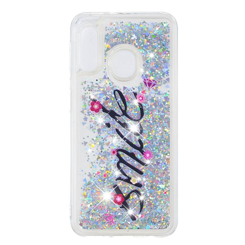 Cover Samsung Galaxy A20e Smil I Glitteret Beskyttelse