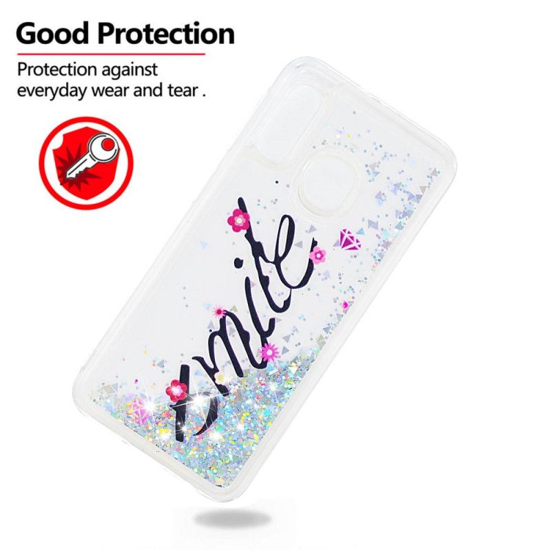 Cover Samsung Galaxy A20e Smil I Glitteret Beskyttelse