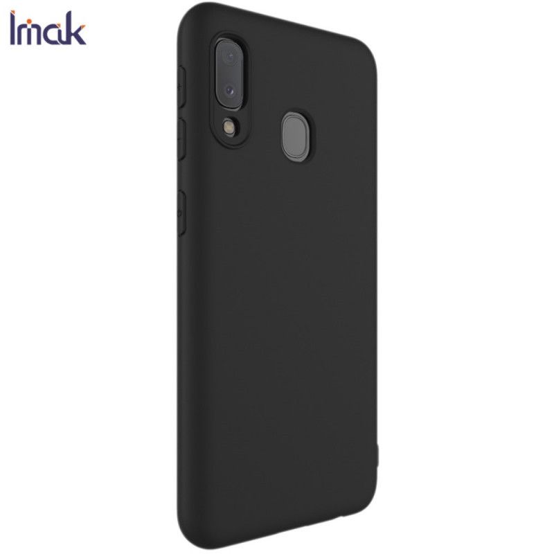 Cover Samsung Galaxy A20e Sort Frostet Imak