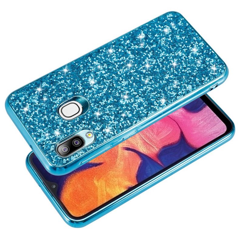 Cover Samsung Galaxy A20e Sort Jeg Er Glitter