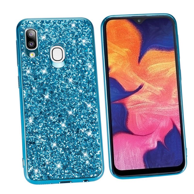 Cover Samsung Galaxy A20e Sort Jeg Er Glitter