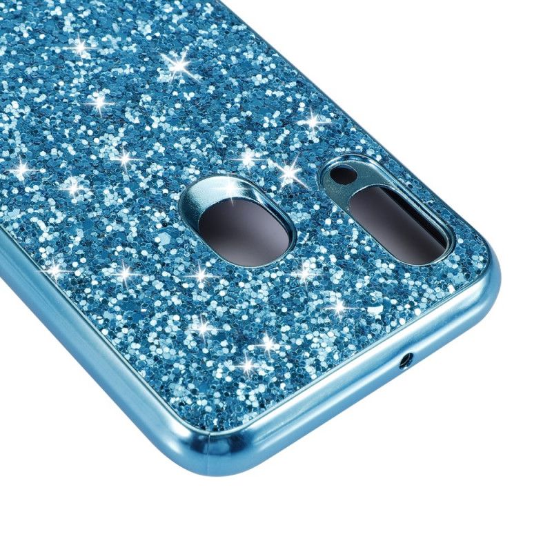 Cover Samsung Galaxy A20e Sort Jeg Er Glitter