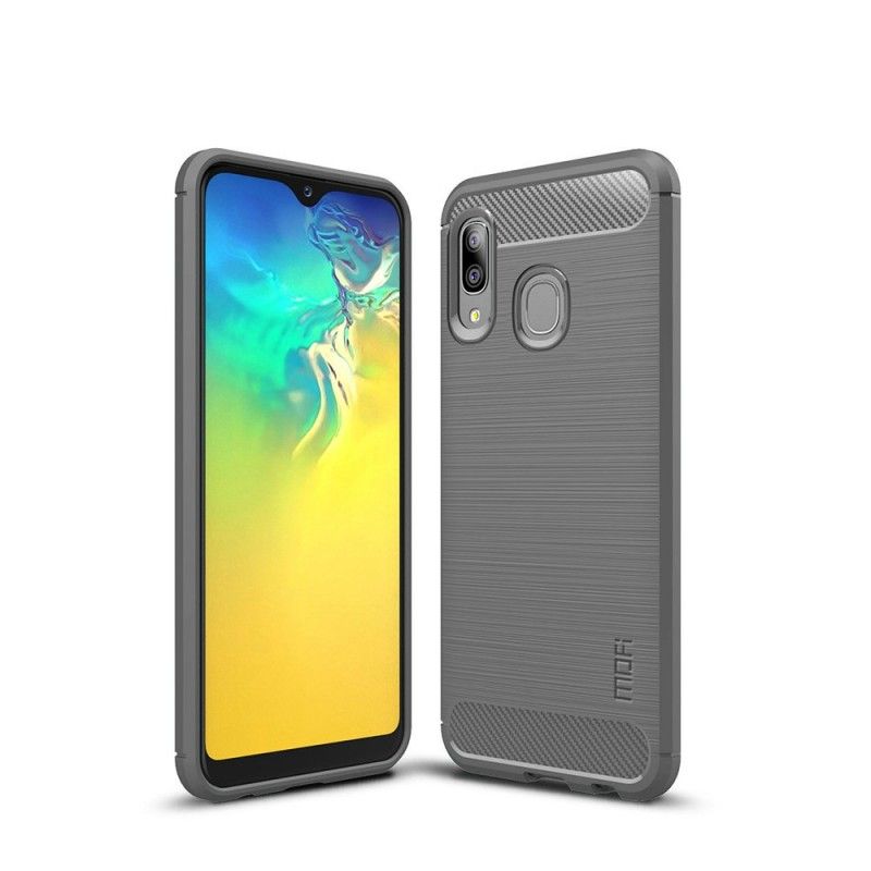 Cover Samsung Galaxy A20e Sort Mofi Børstet Kulfiber