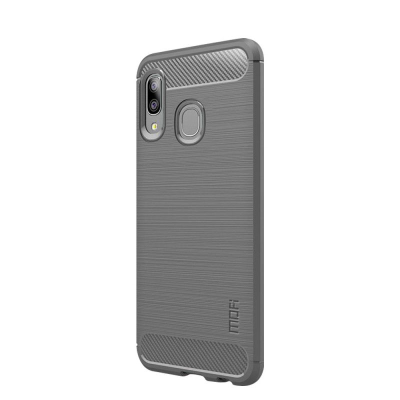 Cover Samsung Galaxy A20e Sort Mofi Børstet Kulfiber