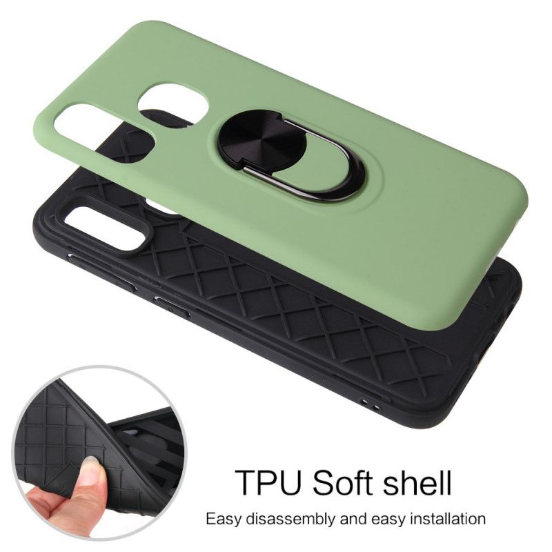 Cover Samsung Galaxy A20e Sort Silikone Kickstand Væske