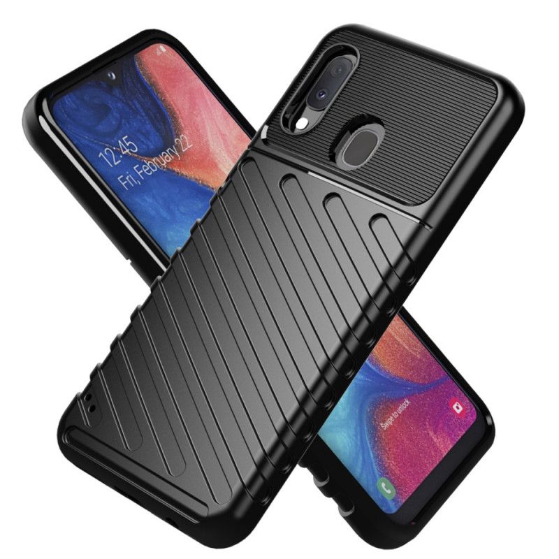 Cover Samsung Galaxy A20e Sort Torden Serie