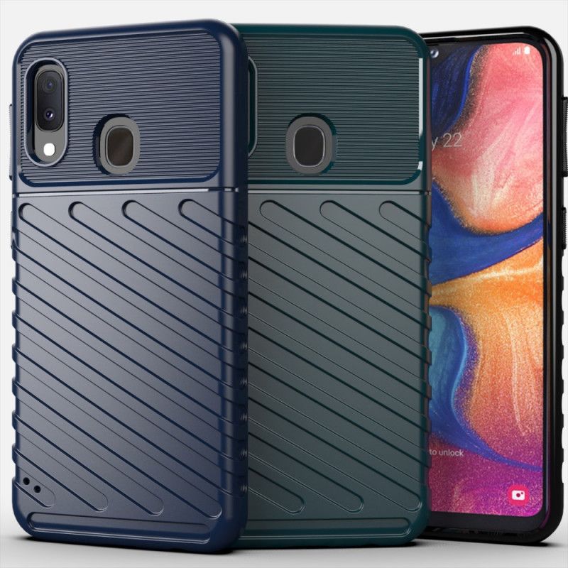 Cover Samsung Galaxy A20e Sort Torden Serie