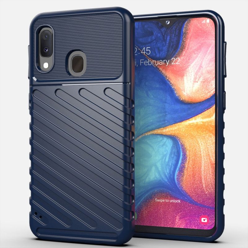 Cover Samsung Galaxy A20e Sort Torden Serie