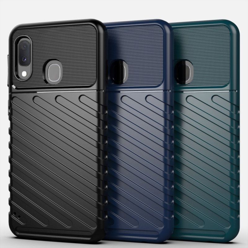 Cover Samsung Galaxy A20e Sort Torden Serie