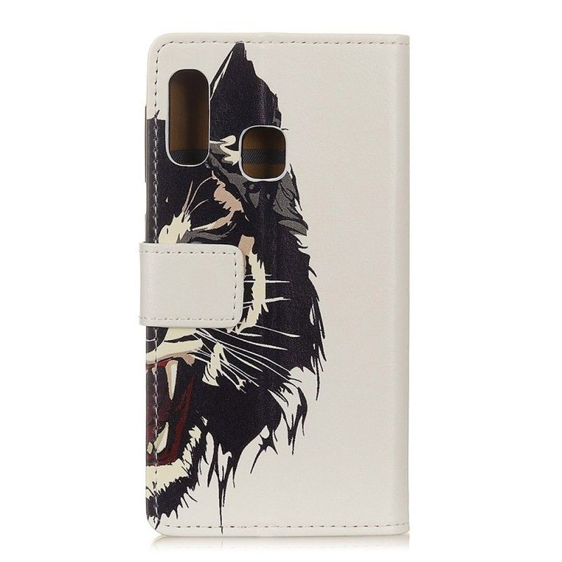 Flip Cover Læder for Samsung Galaxy A20e Hård Tiger