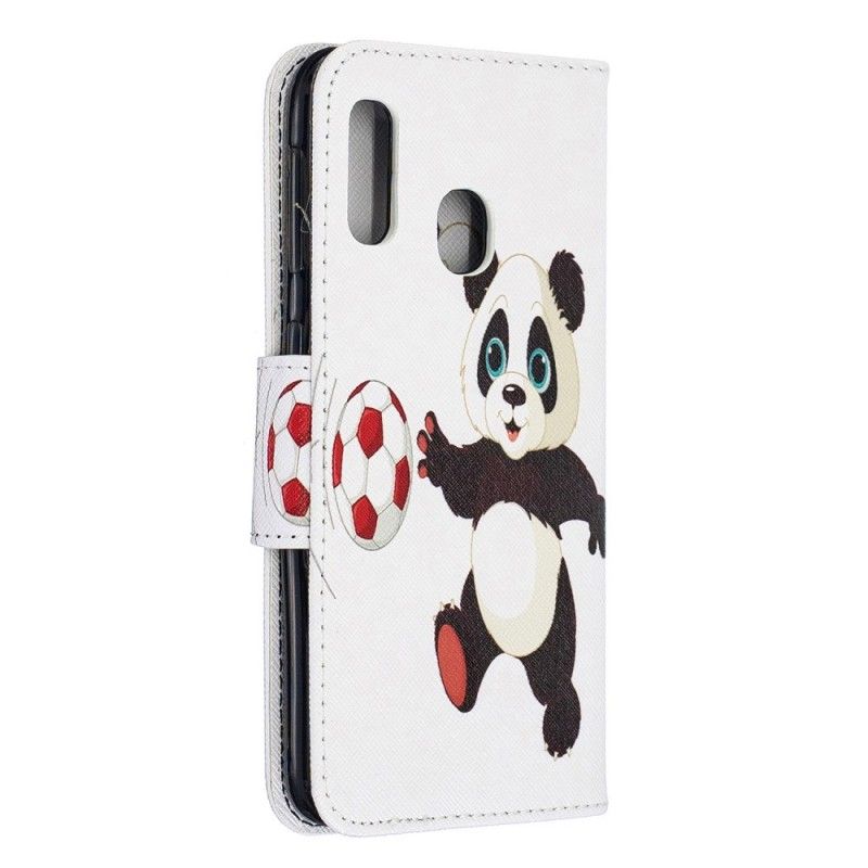 Flip Cover Læder for Samsung Galaxy A20e Pandafod