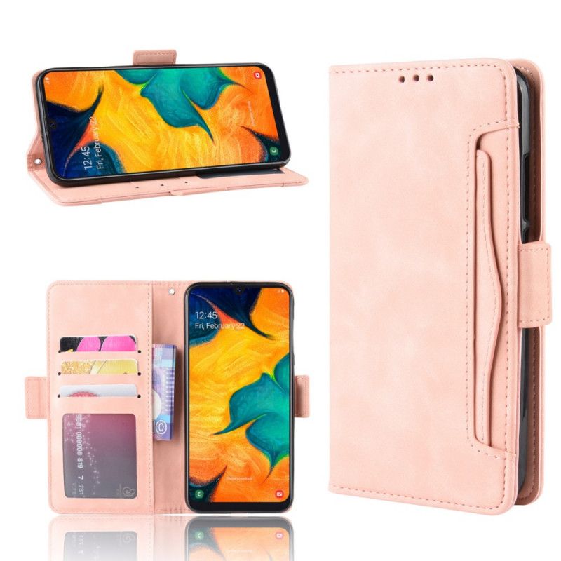 Flip Cover Læder for Samsung Galaxy A20e Sort Førsteklasses Multikort