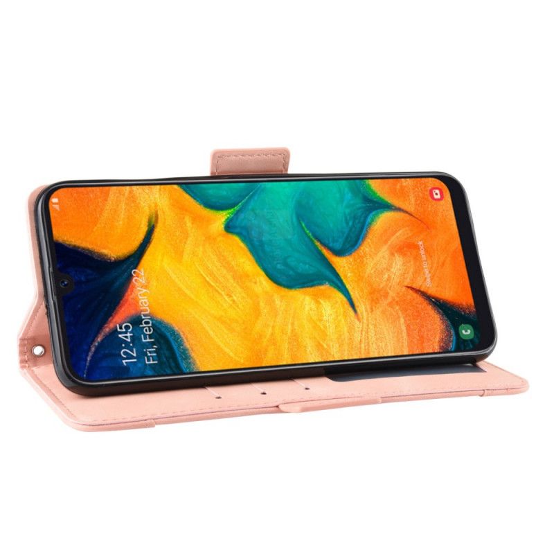 Flip Cover Læder for Samsung Galaxy A20e Sort Førsteklasses Multikort