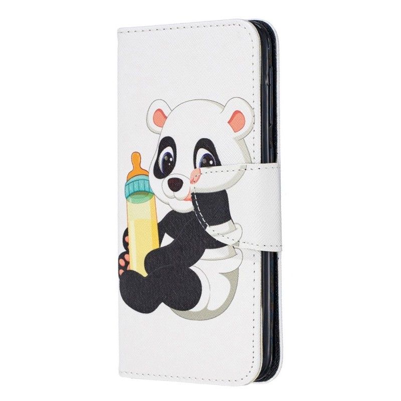 Flip Cover Læder Samsung Galaxy A20e Babypanda