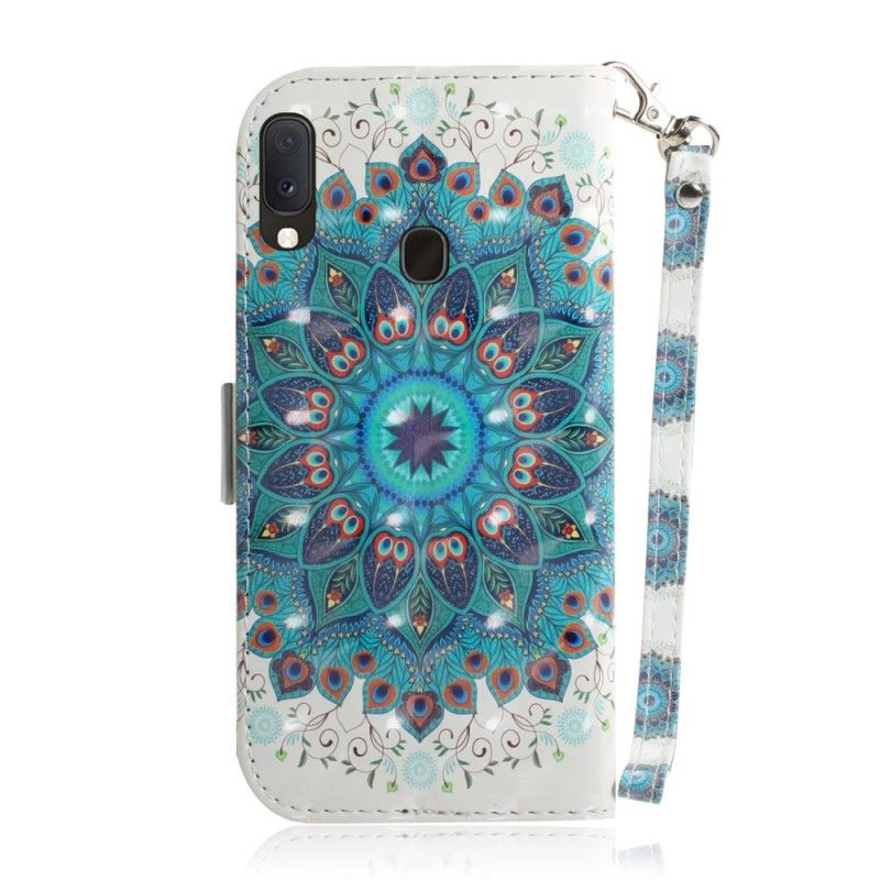 Flip Cover Samsung Galaxy A20e Mesterlig Mandala Med Rem