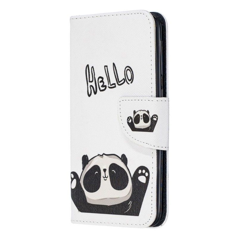 Flip Cover Samsung Galaxy A20e Mobilcover Hej Panda