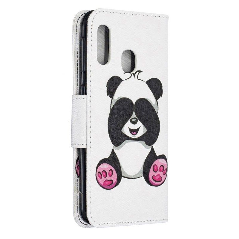 Flip Cover Samsung Galaxy A20e Sjov Panda