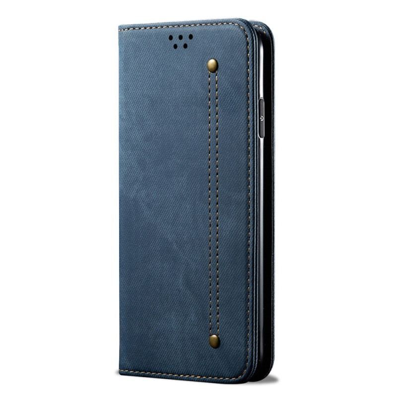 Cover Xiaomi Redmi Note 12 Pro Plus Flip Cover Denim Stof