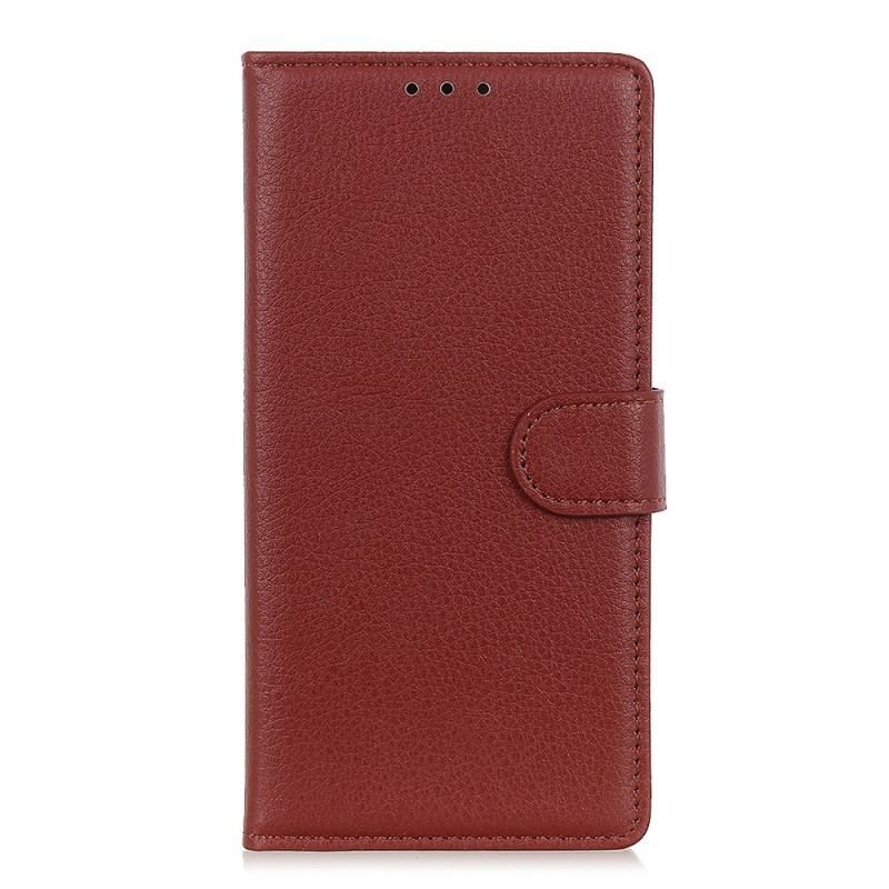 Flip Cover Xiaomi Redmi Note 12 Pro Plus Traditionelt Imiteret Læder