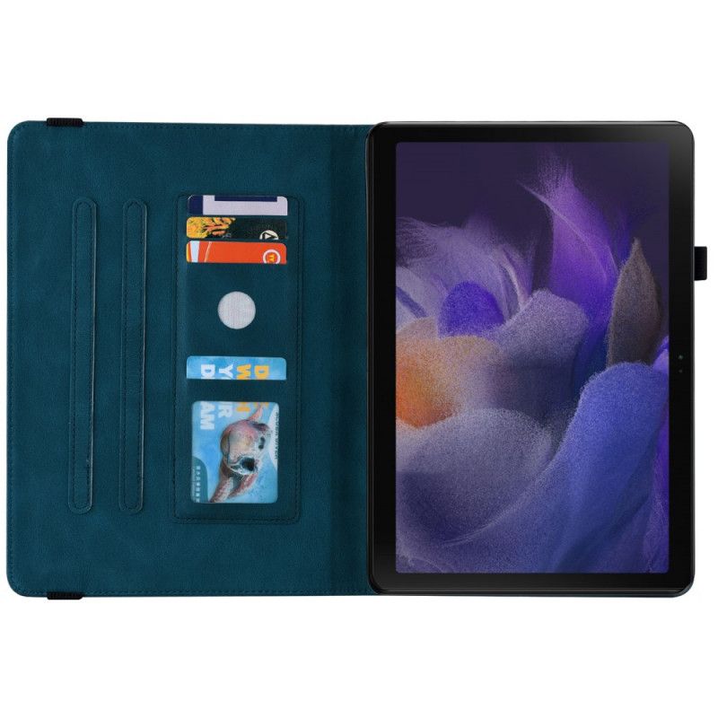 Case Samsung Galaxy Tab A8 Telefon Etui (2021) Sommerfugle Trykt Mønster