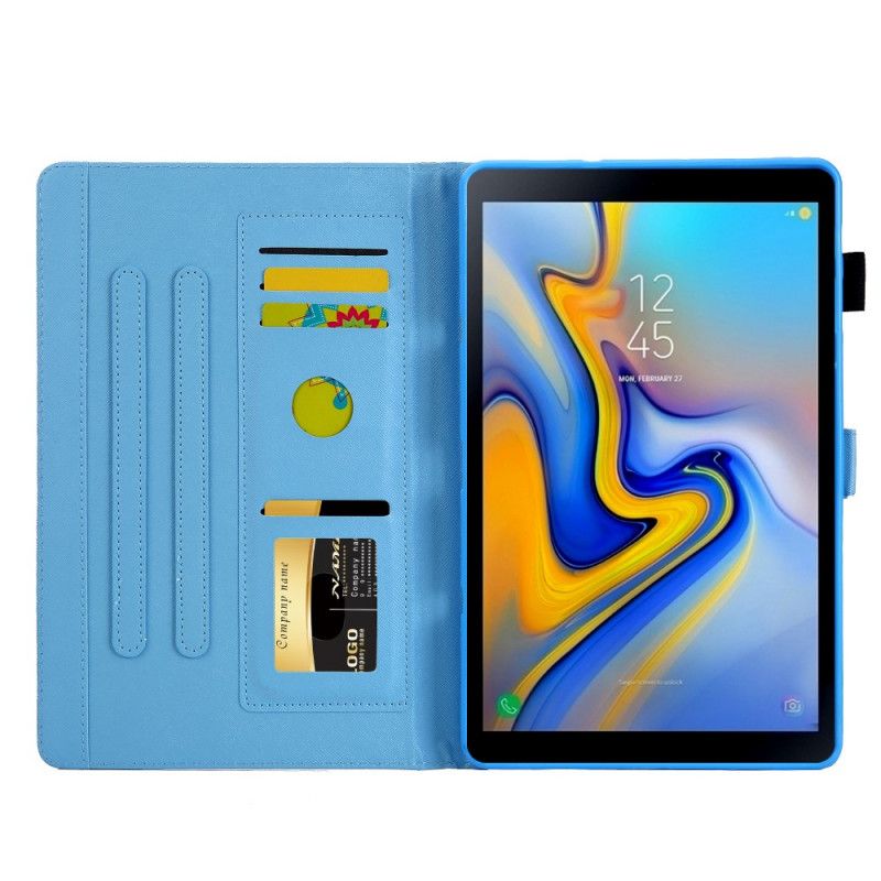 Flip Cover Samsung Galaxy Tab A8 (2021) Ananasmønster